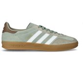 Adidas - Zapatilla Gazelle Indoor, Hombre, Silver Pebble-Silver Green-White, 8 UK