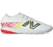 New Balance - Bota de fútbol Furon Team Turf V8, Unisex, White, 8 USA