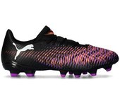 Puma - Bota de fútbol Future 8 Play FG/AG, Unisex, Black-White-Glowing Red, 10.5 UK