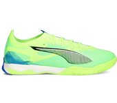 Puma - Zapatilla de fútbol sala Ultra 5 Match IT, Unisex, Fizzy Apple-White-Bluemazing, 8 UK