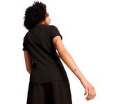 Puma - Camiseta Essentials Elevated Mujer, Mujer, Black, XS
