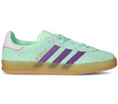 Adidas - Zapatilla Gazelle Indoor Mujer, Mujer, Clear Mint-Active Purple-Ice Lavender, 6,5 UK