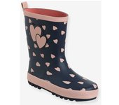 VERTBAUDET Botas de lluvia de goma con estampado para niños   azul estampado