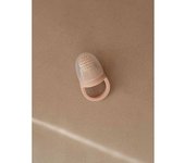 Lote de 2 chupetes mordedores - MUSHIE de silicona rosa