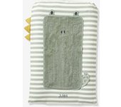VERTBAUDET Funda para colchón cambiador personalizable TREK rayas verde