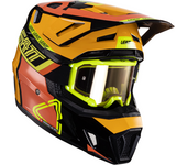 Leatt Casco de Cross con Gafas  Kit Moto 7.5 V24 Cítrico