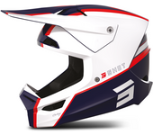 Shot Race Gear Casco de Cross Shot Furious Heritage Azul-Blanco-Rojo