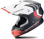 Scorpion Casco de Cross  VX-16 EVO Air Negro Mate-Rojo