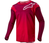 Alpinestars Camiseta de Cross  Racer Hoen Rojo Marte-Negro