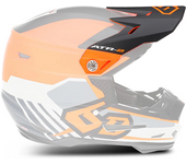 6D Visera de Casco  ATR-2 Target Naranja Neón