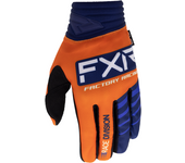 FXR Guantes de Cross  Prime Naranja-Azul Marino