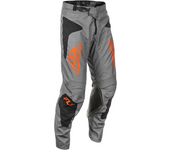 FLY Racing Pantalones de Cross  Kinetic Sym Gris-Naranja-Negro