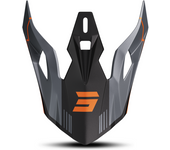 Shot Race Gear Visera Casco de Cross Shot Pulse Lines Negro-Naranja Mate
