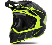 Acerbis Casco de Cross  X-Track Negro-Amarillo Flúor