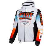 FXR Chaqueta de Nieve  RRX Blanco Hexagonal-Azul-Naranja