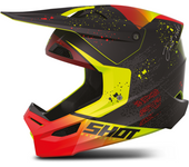 Shot Race Gear Casco de Cross Shot Furious Matrix Rojo
