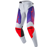Alpinestars Pantalones de Cross  Racer Hoen Gris Claro-Naranja-Negro