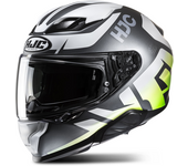 HJC Casco Integral  F71 Bard MC4HSF Gris-Blanco-Verde