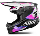 Shot Race Gear Casco de Cross Shot Lite Astral Azul-Rosa Mate