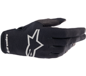 Alpinestars Guantes de Cross  Radar Negro-Plateado Cepillado