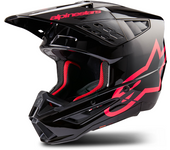 Alpinestars Casco de Cross  SM5 Corp Negro-Rosa