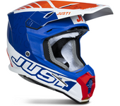 Just1 Casco de Cross  J22 F Dynamo Rojo-Blanco-Azul