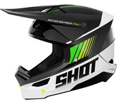 Shot Race Gear Casco de Cross Shot Furious Peak Verde