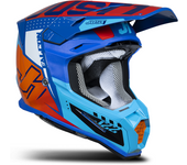 Just1 Casco de Cross  J22 F Falcon Naranja-Azul
