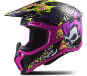 LS2 Casco de Cross  MX703 X-FORCE Fireskull Morado