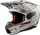Alpinestars Casco de Cross  SM5 Mineral Gris-Verde