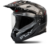 FLY Racing Casco de Cross  Trekker Kryptek Conceal Negro-Gris-Blanco