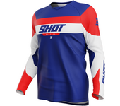 Shot Race Gear Traje de Cross Niño Shot Draw League Azul-Rojo