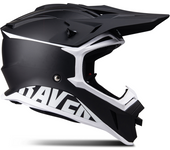 Raven Casco de Cross  Airborne Evo Negro-Blanco