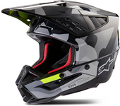 Alpinestars Casco de Cross  SM5 Rover 2 Gris-Amarillo