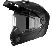 FXR Casco de Cross  Clutch X Prime Dual Shield Negro