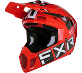 FXR Casco de Cross  Clutch CX Pro Rojo-Negro