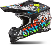 O'Neal Casco de Cross  2SRS Rancid Negro-Multi