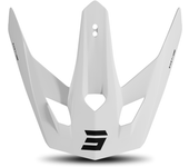 Shot Race Gear Visera Casco de Cross Shot Jump Tricks Blanco-Rojo Brillante