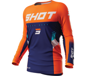 Shot Race Gear Camiseta de Cross Shot Tracer Naranja Neón