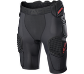 Alpinestars Pantalón Corto de Protección  Bionic Pro Negro-Rojo