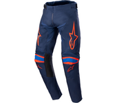 Alpinestars Pantalones de Cross Niño  Racer Narin Azul Marino Medianoche-Naranja