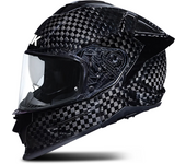 SMK Casco Integral  Titan Carbon Solid Carbono