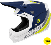 Shot Race Gear Casco de Cross Shot Core Custom Azul Nacarado