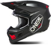 O'Neal Casco de Cross  3SRS Hexx Negro-Blanco-Rojo