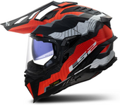 LS2 Casco Adventure  MX701 Explorer C Blanco-Rojo