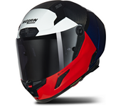 Nolan Casco Integral  X-804 Rs Rojo Carbono-Azul-Blanco