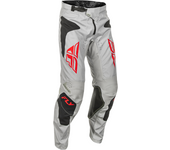 FLY Racing Pantalones de Cross  Kinetic Sym Gris-Rojo-Negro