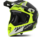 Acerbis Casco de Cross  X-Track Amarillo Flúor-Negro