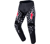 Alpinestars Pantalones de Cross Niño  Racer North Negro-Rojo Neón