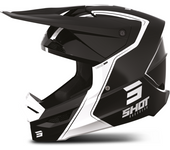 Shot Race Gear Casco de Cross Shot Furious Reflex Negro